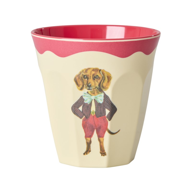 rice & Nathalie Lete Melamine cup*250ml/RED